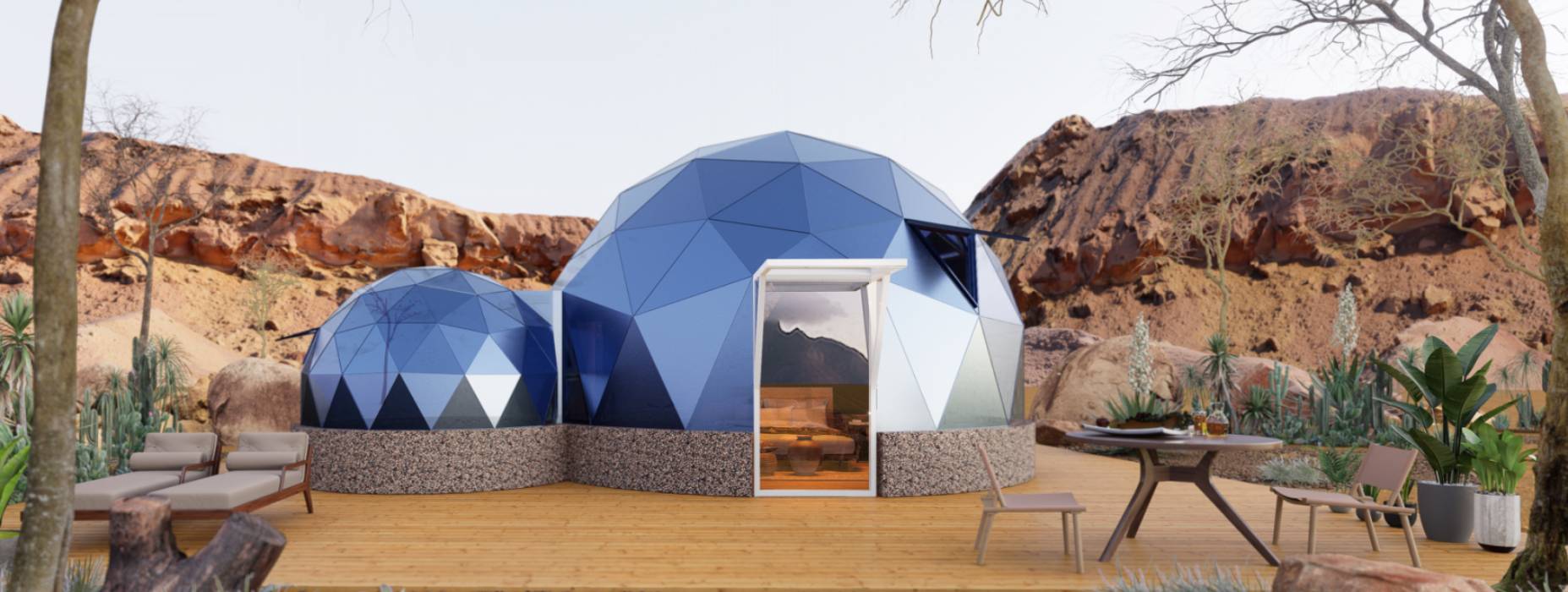 巩义市球形智能光伏玻璃星空房